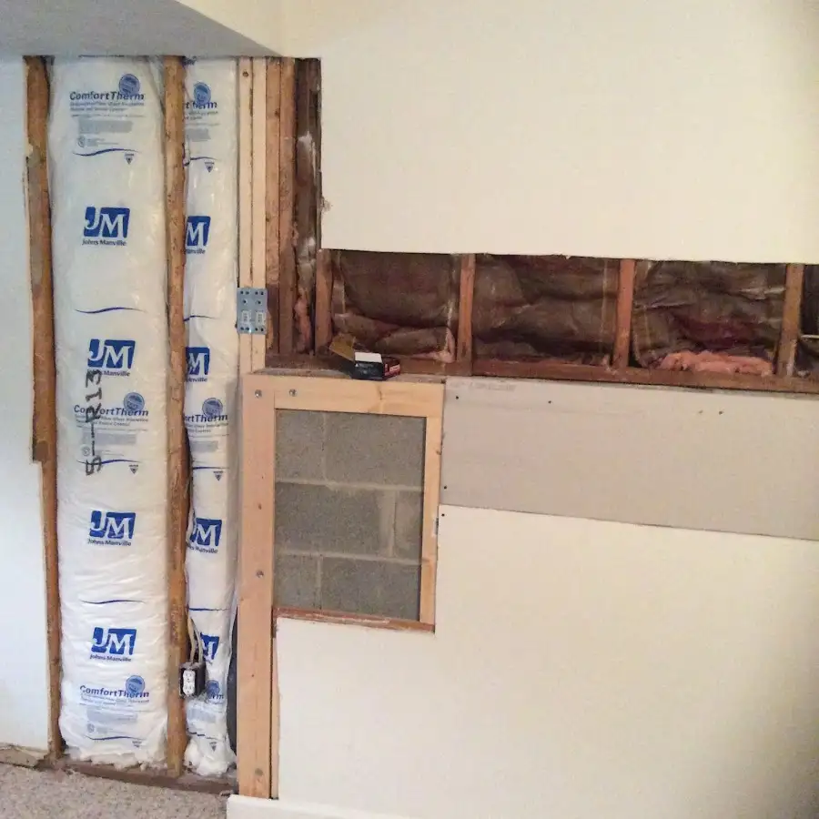 Wall insulation replacement during Odor Removal & Deodorization in Centralia